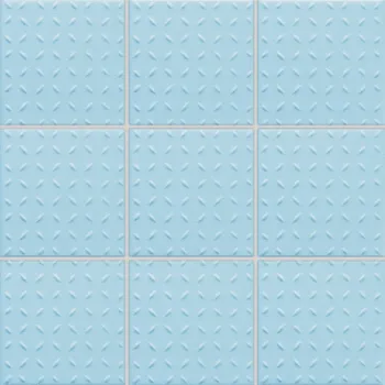 Stavebniny RAKO Pool - Dlažba světle modrá 10x10, GRH0K263