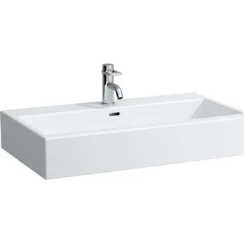 Umyvadlo Laufen Living - Umyvadlo na desku, 80x46 cm, bez otvoru pro baterii, bílá H8174370001091