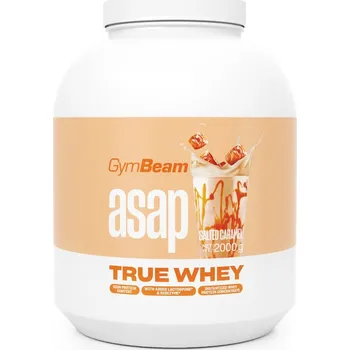 Protein GymBeam True Whey 2000 g slaný karamel
