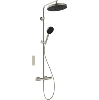 Sprchový set Ideal Standard Ceratherm T125+ - Sprchový set s termostatem, průměr 30 cm, 3 proudy, Silver Storm A7689GN