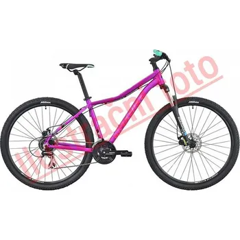 Jízdní kolo Maxbike Dámské horské kolo Maxbike Apo 27,5" - Fialový / Tyrkyz - 15" ( 155 - 165 cm )