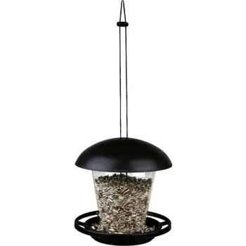 Krmítko pro ptáka TRIXIE Výprodej - Zahradní závěsné plast. krmítko tubus se stříškou 900ml/17cm