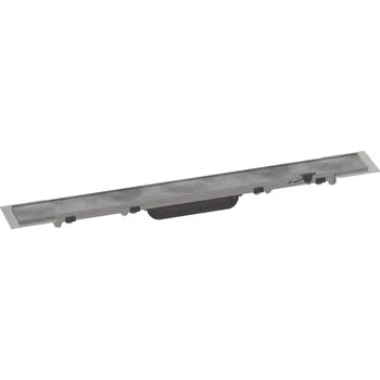 Hansgrohe RainDrain Rock - Lineární sprchový žlab 600, s roštem pro vložení dlažby, nerez 56029000