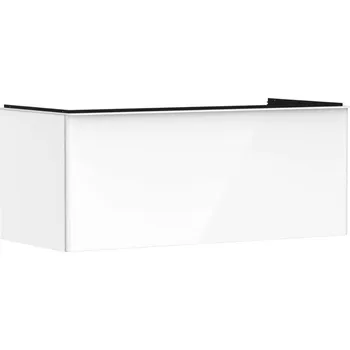 Koupelnový nábytek Hansgrohe Xelu Q - Umyvadlová skříňka, 50x118x55 cm, 1 zásuvka, lesklá bílá/matná bílá 54062700