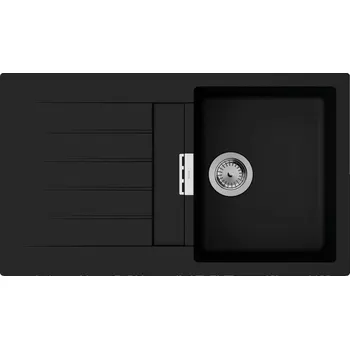 Kuchyňský dřez Hansgrohe - Dřez S520-F345, 86x50 cm, grafitová černá 43356170