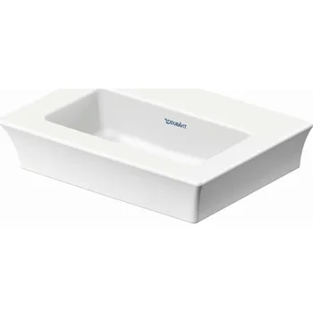 Duravit White Tulip - Umývátko 45x33 cm, bez otvoru pro baterii, bílá 0737450070