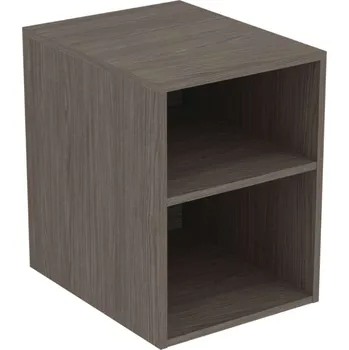 Nábytek Ideal Standard Finesse - Boční skříňka, otevřená, 40x51x54 cm, 1 police, Dark Elm E3401UR