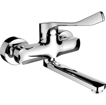 Vodovodní baterie Laufen Citypro - Páková umyvadlová baterie s otočným ramínkem, chrom HF500922100694