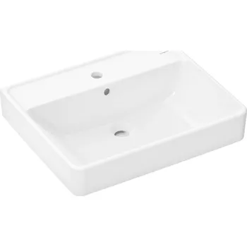 Umyvadlo Hansgrohe Xanuia Q - Umyvadlo 65x48 cm, s přepadem, otvor pro baterii, bílá 60134450