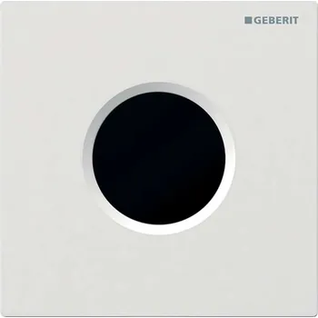 Splachovací tlačítko Geberit Splachovací systémy - Elektronické ovládání splachování pisoárů typ 01, bateriové napájení, alpská bílá 116.031.11.5