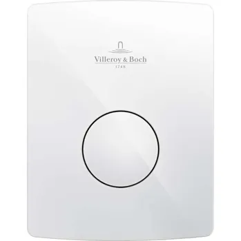 Splachovací tlačítko Villeroy & Boch ViConnect - Pneumatické ovládání splachování pisoáru 100SU, bílá 92194468