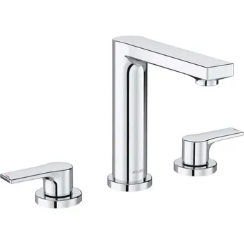 Vodovodní baterie Kludi Zenta SL - Umyvadlová baterie s výpustí, 3-otvorová instalace, chrom 483930565