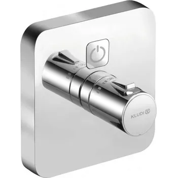 Vodovodní baterie Kludi Push - Termostatická sprchová baterie pod omítku, pro 1 výstup, chrom 389010538