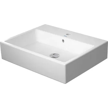 Duravit Vero Air - Umyvadlo 70x47 cm, s přepadem, otvor pro baterii, WonderGliss, bílá 23507000001