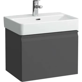 Nábytek Laufen Pro S - Umyvadlová skříňka, 51x37x39 cm, 1 zásuvka, grafit mat H4830210954801