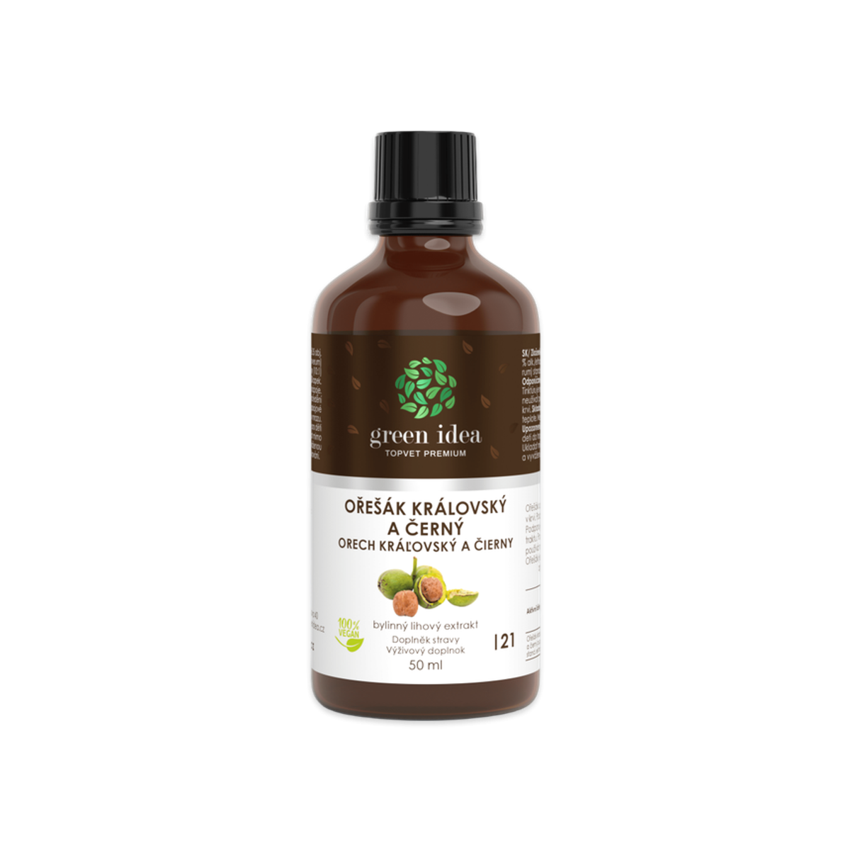 Green idea Ořešák královský tinktura - kapky 50 ml