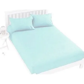 Prostěradlo Top textil Bavlněné prostěradlo Plachta 140x240 cm světle modrá