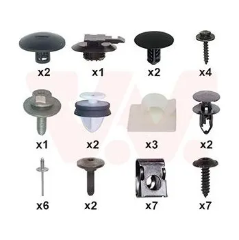 Nárazník Montážní sada, nárazník VAN WEZEL 1518793