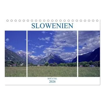 Cestování Slowenien - Soca Tal (Tischkalender 2026 DIN A5 quer), CALVENDO Monatskalender - Hadler, Alfred