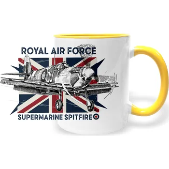 Hrnek - Supermarine Spitfire Barva: Žlutá