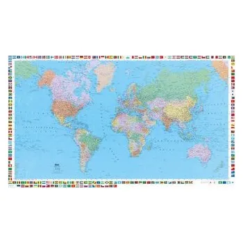 Weltkarte politisch Poster