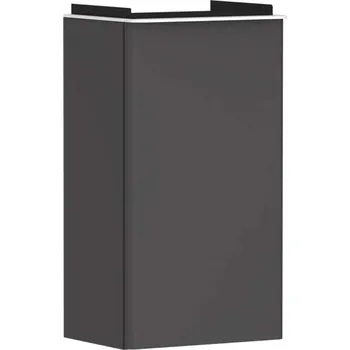 Koupelnový nábytek Hansgrohe Xelu Q - Umyvadlová skříňka, 63x34x27 cm, 1 dvířka, panty vpravo, matná šedá/matná bílá 54016700