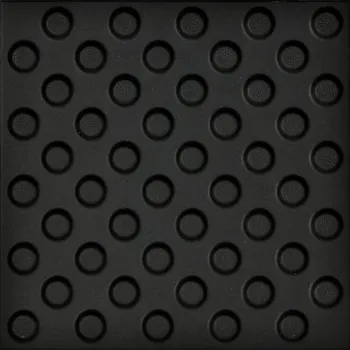 Obklad RAKO Taurus Industrial - Tvarovka pro nevidomé černá 30x30, TTS35019