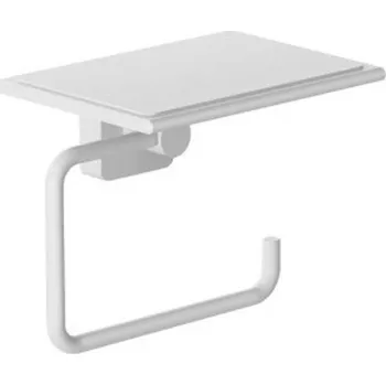 Kludi Vela S - Držák toaletního papíru s poličkou, matná bílá 2597153