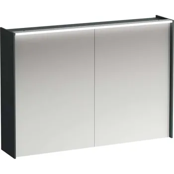 Nábytek Laufen Lani - Zrcadlová skříňka s LED osvětlením, 71x102x21 cm, 2 dvířka, šedá H4037921122661