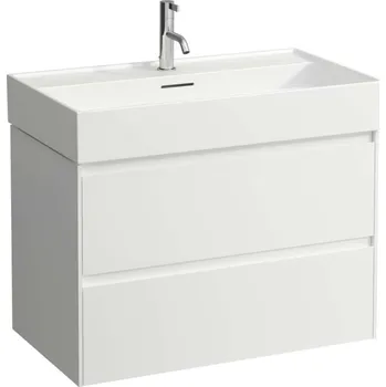 Nábytek Laufen Lani - Umyvadlová skříňka, 79x44x52 cm, 2 zásuvky, lesklá bílá H4035521122611