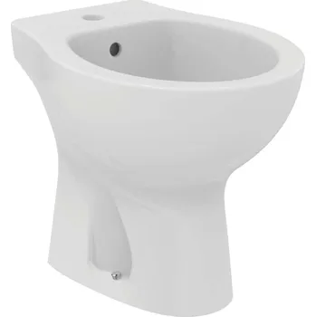 Bidet Ideal Standard Eurovit - Stojící bidet, 360x500 mm, s přepadem, otvor pro baterii, bílá E877401