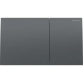 Splachovací tlačítko Geberit Sigma70 - Ovládání splachování, easy to clean, kartáčovaný černý chrom 115.622.QD.1