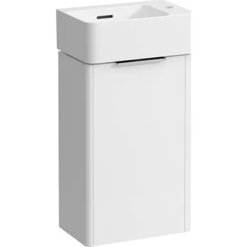 Koupelnový nábytek Laufen VAL - Skříňka s umývátkem, 52x32x20 cm, 1 dvířka, panty vpravo, matná bílá H8622802601061