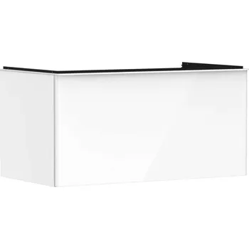 Koupelnový nábytek Hansgrohe Xelu Q - Umyvadlová skříňka, 50x98x55 cm, 1 zásuvka, lesklá bílá/matná bílá 54058700