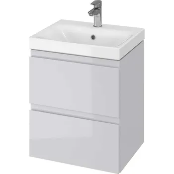 Nábytek Cersanit Moduo - Umyvadlová skříňka, 57x49x40cm, 2 zásuvky, šedá S590-011-DSM