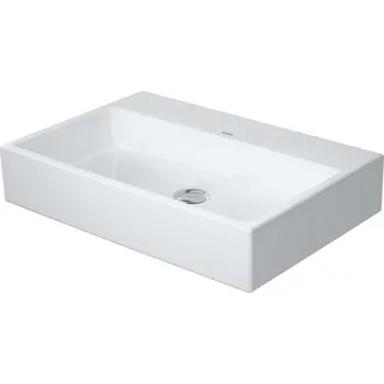 Umyvadlo Duravit Vero Air - Umyvadlo 70x47 cm, bez přepadu, bez otvoru pro baterii, WonderGliss, bílá 23507000701
