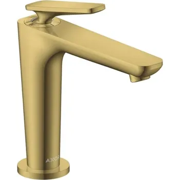 Vodovodní baterie Axor Citterio C - Umyvadlová baterie s výpustí, EcoSmart, CoolStart, leštěný vzhled zlata 49040990