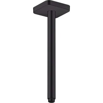 Tyč na sprchový závěs Axor Sprchový program - Sprchové rameno stropní, 30 cm, matná černá 26966670