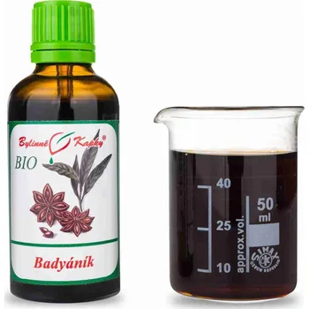 Doplněk stravy Bylinné kapky s.r.o. Badyáník (badyán) BIO - bylinné kapky (tinktura) 50 ml