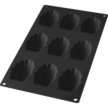 Lekue, Forma na madlenky Gourmet černá - Formadore