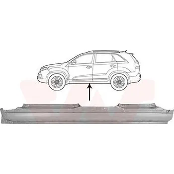 Prah karosérie Nástupní panel VAN WEZEL 8385103