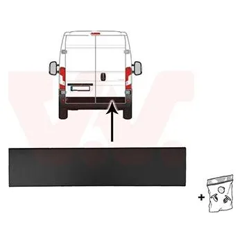 Lišta karosérie Ozdobná / ochranná lišta, dveře VAN WEZEL 4064432