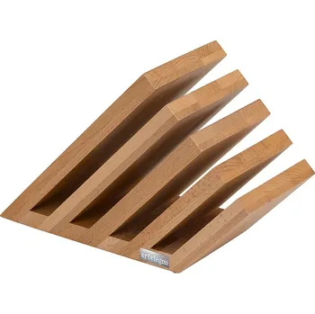Kuchyňský nůž Artelegno, Blok na nože Venezia 5 z bukového dřeva magnetický - Formadore