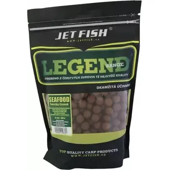 Boilies Jet Fish Boilie Legend Seafood + Švestka/Česnek 1kg 24mm (000572)