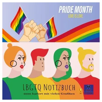 Umění Pride Month Love is Love - Heppke, Kurt