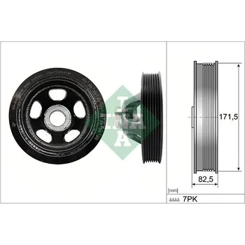 Rozvod motoru Řemenice na klikovou hřídel INA 544 0195 10