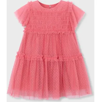 Dívčí šaty Dívčí šaty Mayoral 3917.6B.Mini.PPY2 růžová 42X, vel. 116