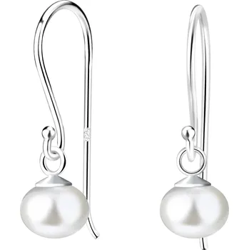 Náušnice Sylv Stříbrné náušnice Fresh Pearl 6x 6 mm Ag 925/1000