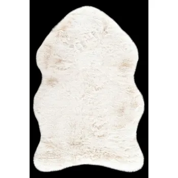 Koberec Kusový koberec Infinity shape 201 white Varianta: 60x90 cm