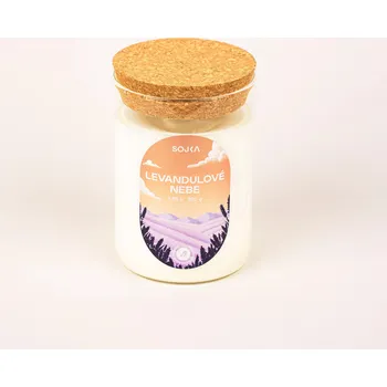 Svíčka Sójová vonná svíčka levandule Sojka 1 ks